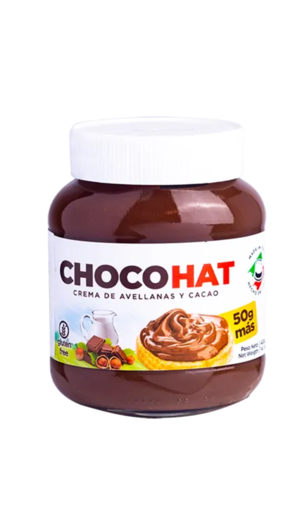 Crema de Avellanas CHOCO HAT 400g