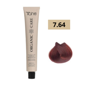 Tinte en Crema Organic Care Tahe (Rubio medio rojo acobrado-7.64)